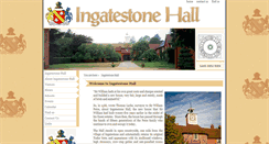 Desktop Screenshot of ingatestonehall.com