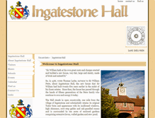 Tablet Screenshot of ingatestonehall.com